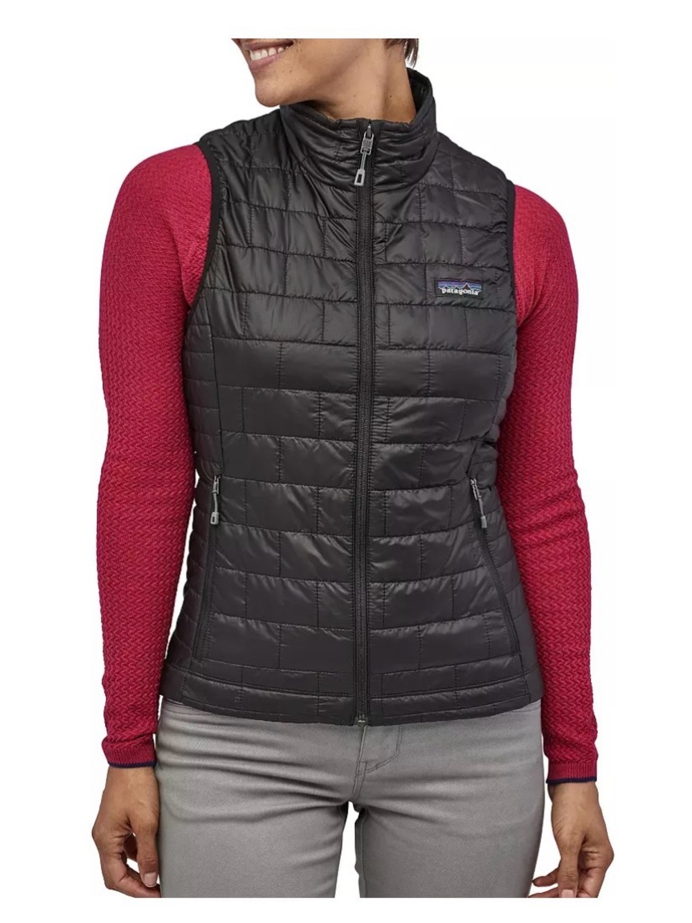 Patagonia Black Quilted Lightweight Insulated Vest